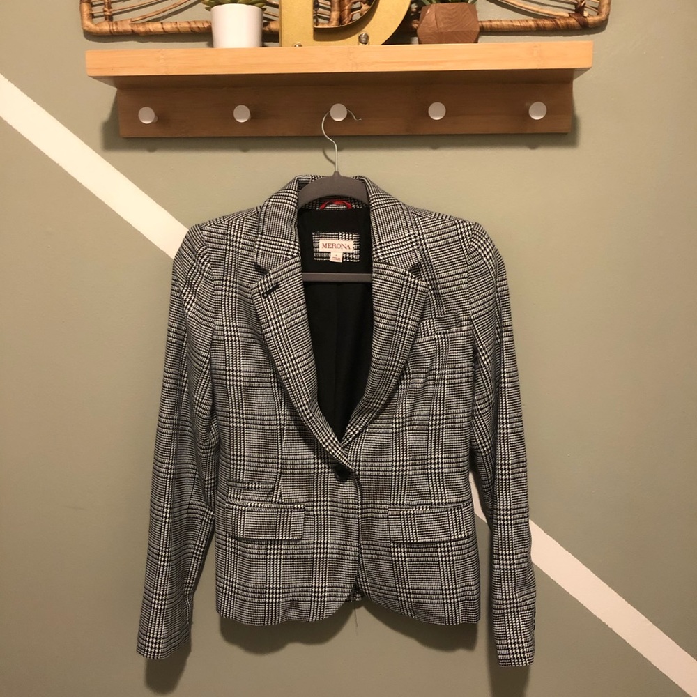Plaid blazer